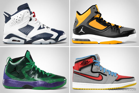 Jordan Brand July 2012 Footwear Update