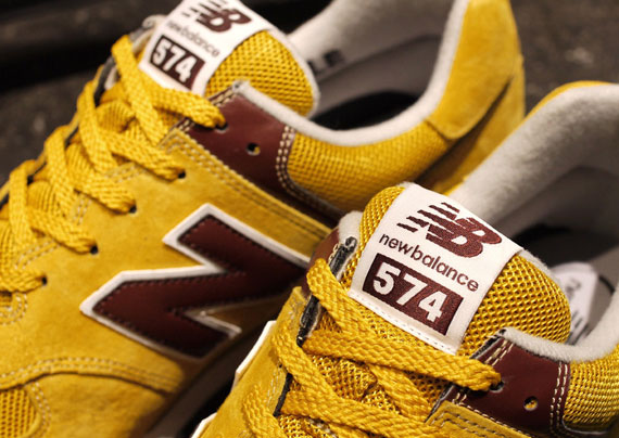 New Balance 574 - Yellow - Brown - SneakerNews.com