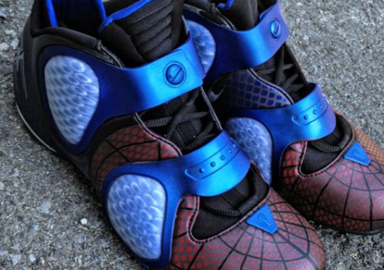 Nike Air Flightposite III “Spiderman” Customs By Mache