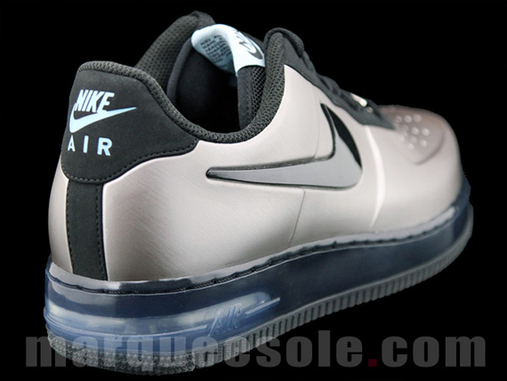 Air force 1 outlet high foamposite silver