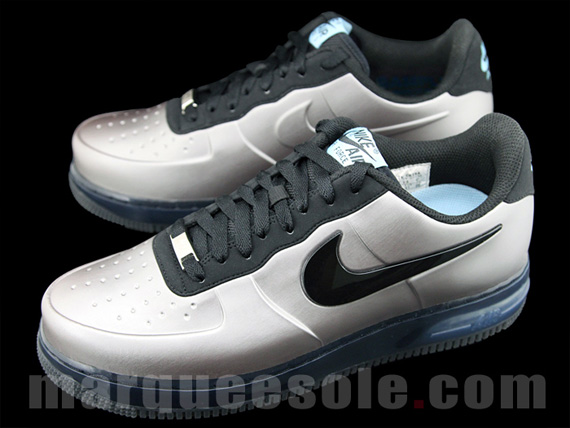 Nike Air Force 1 Low Foamposite Silver Black 6