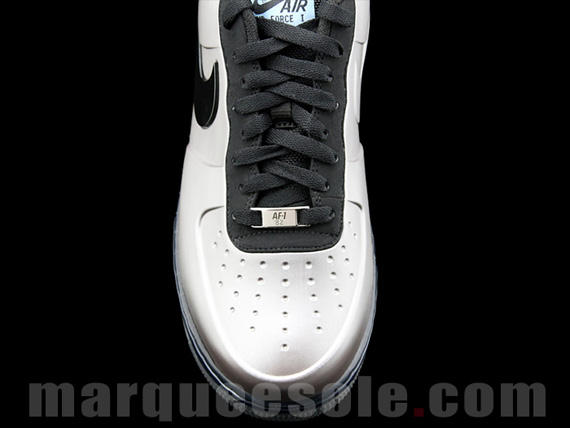 Nike Air Force 1 Low Foamposite Silver Black 8