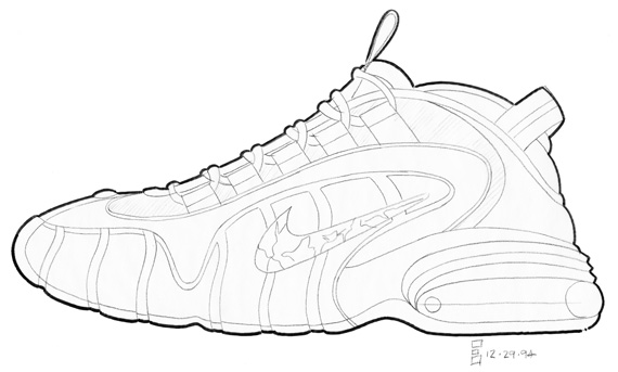 20 Years Of Nike Basketball Design: Air Max Penny (1995) - SneakerNews.com