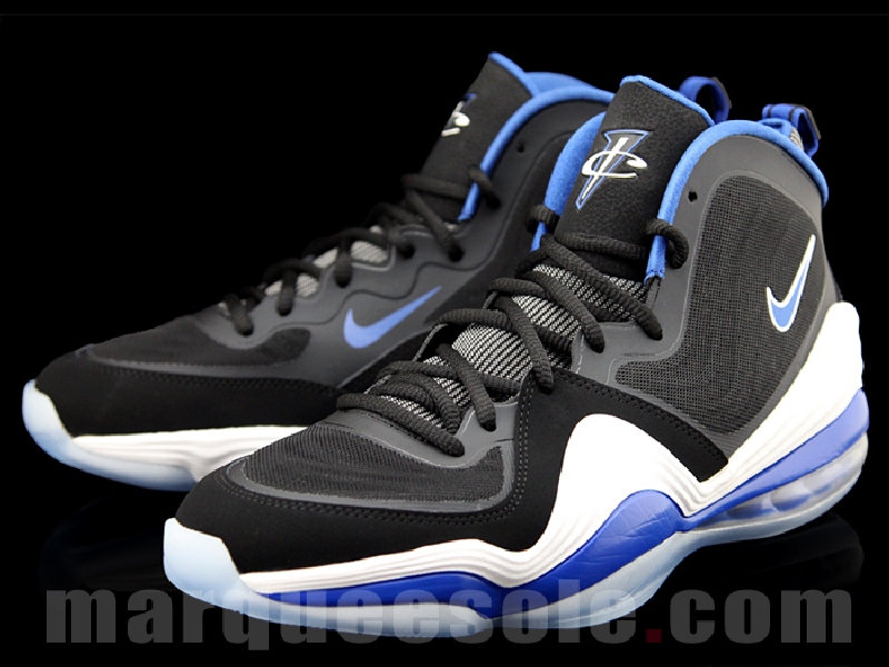 Nike Air Penny V White Black Game Royal 01