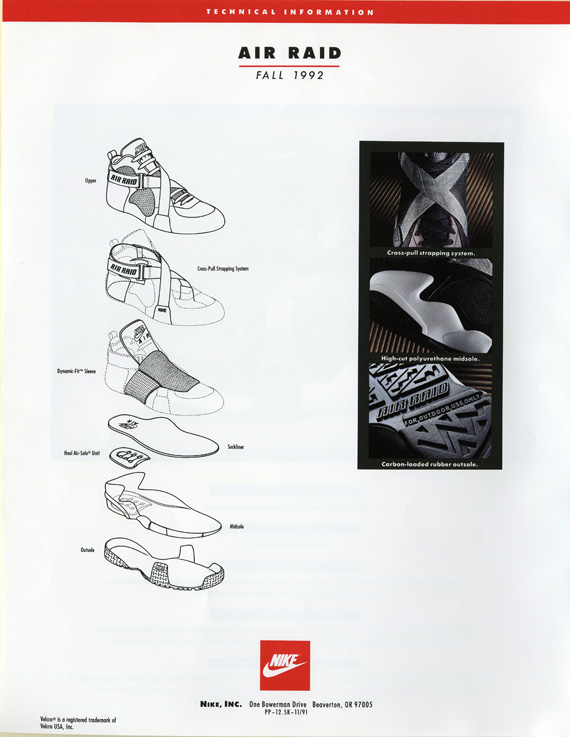 20 Years Of Nike Basketball Design: Air Raid (1992) 