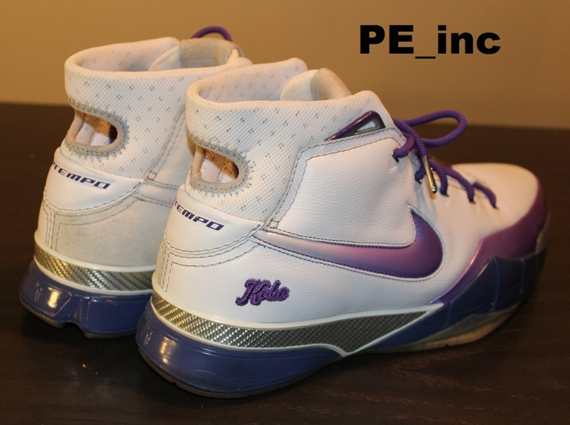 Nike Air Zoom Kobe 1 White Purple Gradient Pe