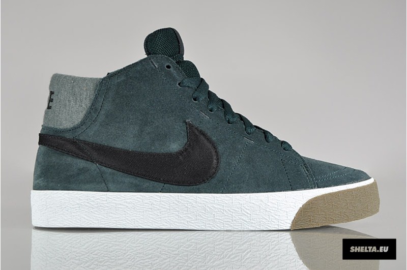 Nike Blazer Mid Lr Seaweed Black Dark Gum Brown 1