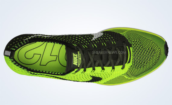 Nike Flyknit Racer Volt Black Sequoia 2