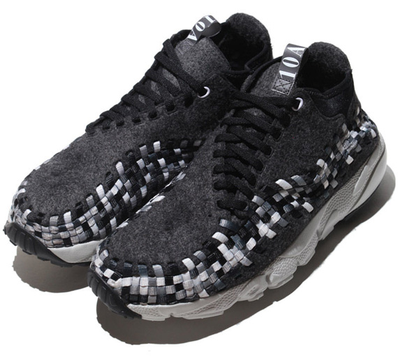 Nike Footscape Woven Chukka Motion Dark Grey Black White 3