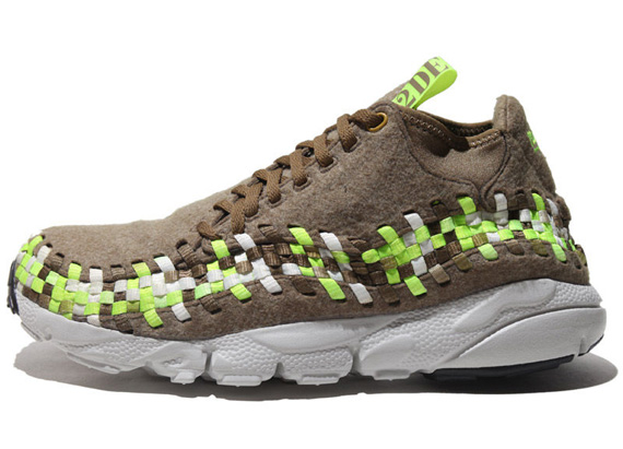 Nike Footscape Woven Chukka Motion Wool Brown Volt 2