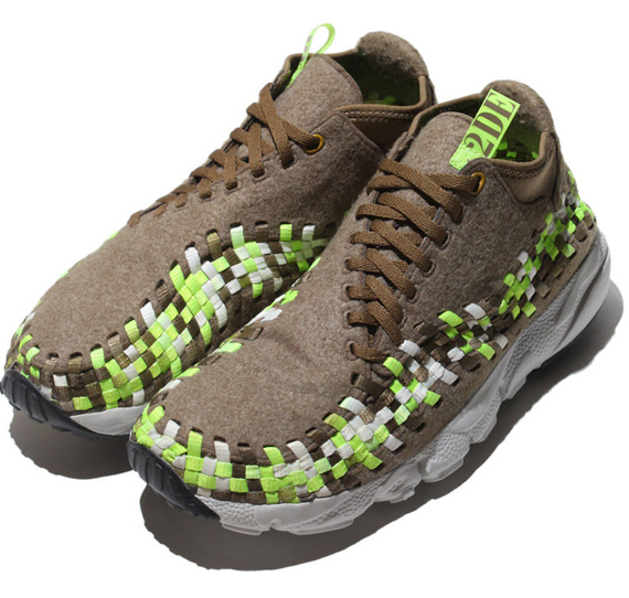 Nike Footscape Woven Chukka Motion Wool Brown Volt 6