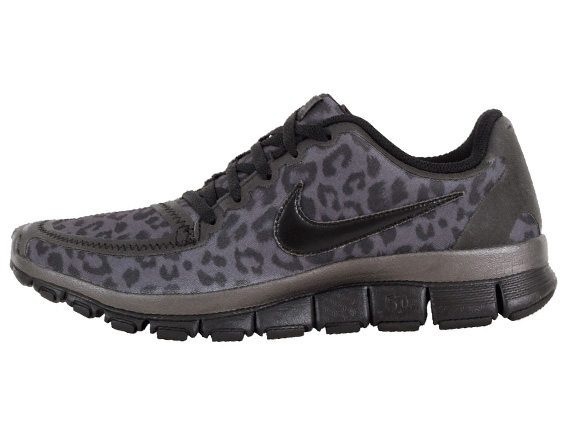 womens nike free 5.0 v4 leopard cheetah print shoes