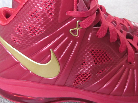 Nike Lebron 8 Ps Red Gold Sample 10