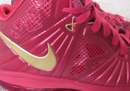 Nike LeBron 8 P.S. – Red/Gold Sample