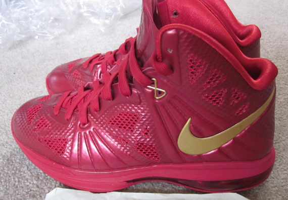 Nike Lebron 8 Ps Red Gold Sample 8