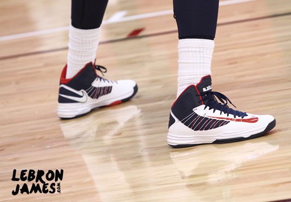 nike lunar hyperdunk lebron james usa pe 2