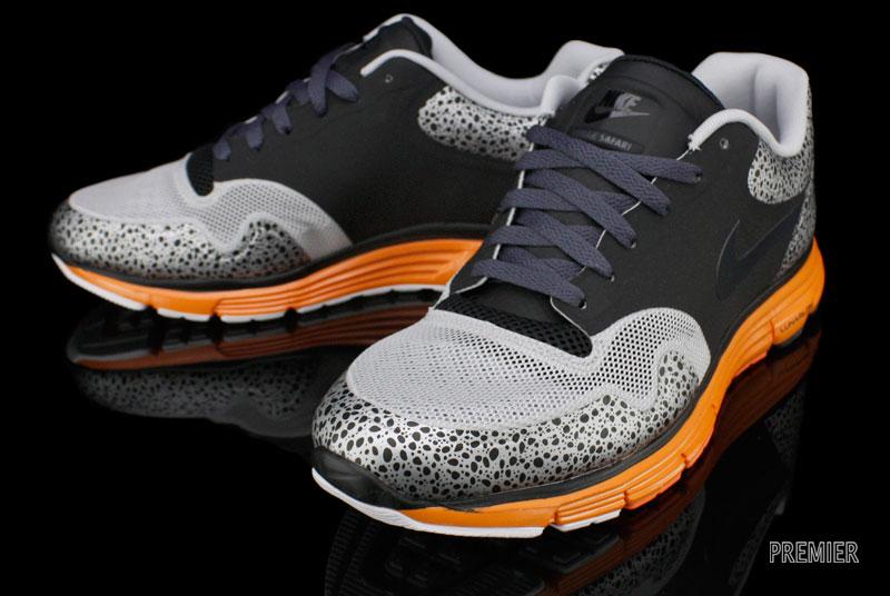 Nike Lunar Safari Fuse Black Anthracite Natural Grey Total Orange 2