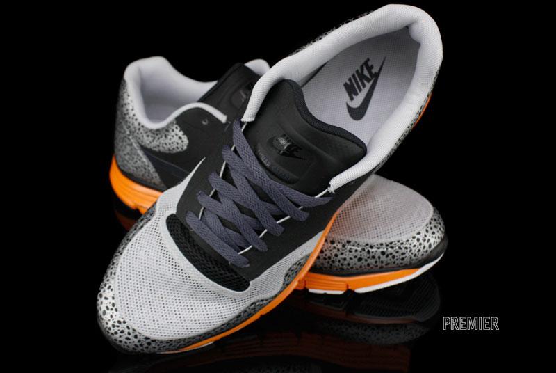 Nike Lunar Safari Fuse Black Anthracite Natural Grey Total Orange 6