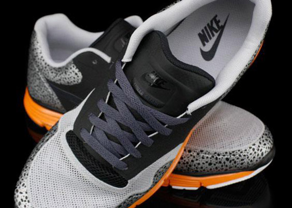 Nike Lunar Safari Fuse Black Grey Total Orange