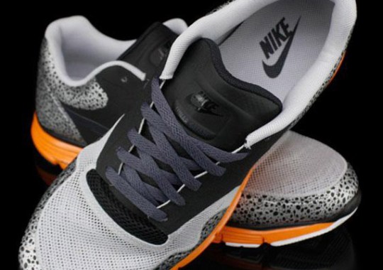 Nike Lunar Safari Fuse+ – Black – Grey – Total Orange