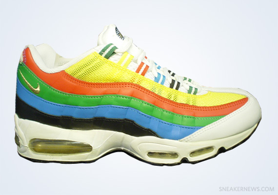 Pensive design Round down Nike Air Max 95 "Olympic" (2004)