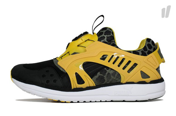 Puma Dics Blaze Ltwt Yellow Black Giraffe 3