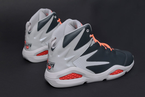 reebok Lthr Blast Grey Orange 8