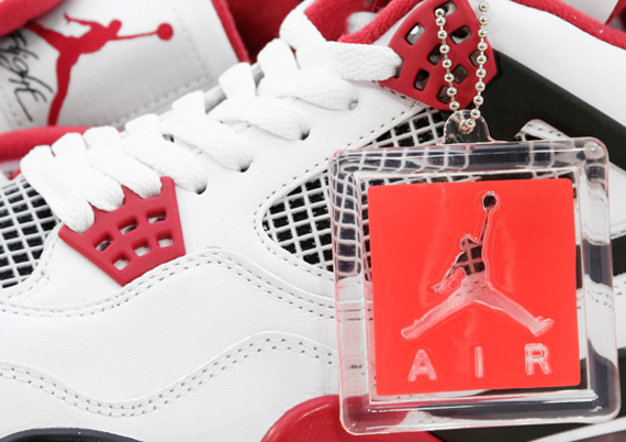 White Varsity Red Air Jordan 4 6