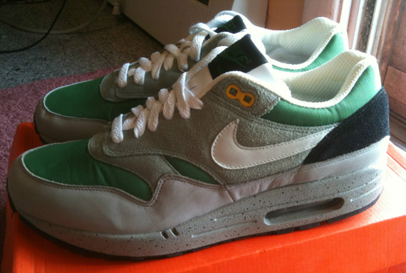 Air max 1 on sale skull pack green