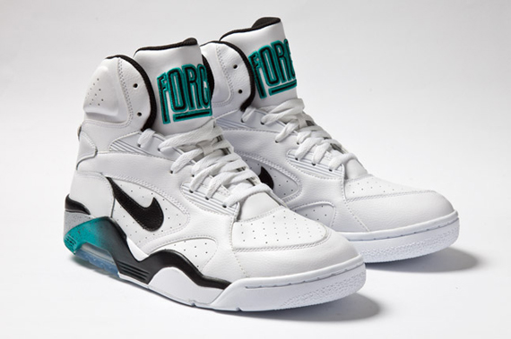 Air Force 180 High Wht Teal 3