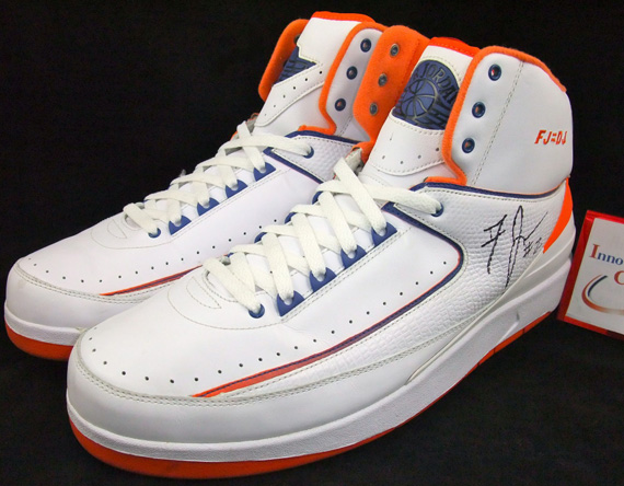 Air Jordan II - Fred Jones Game Worn Autographed PE - SneakerNews.com