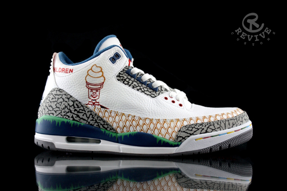 Air Jordan Iii Mr Softee 2