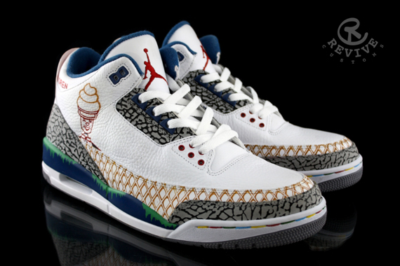 Air Jordan Iii Mr Softee 3