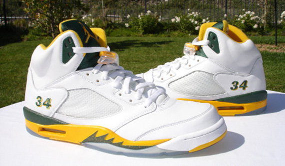 Air Jordan V Ray Allen Sonics Home Player Exclusive