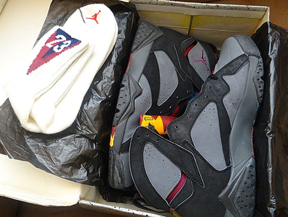 Air Jordan VII "Bordeaux" OG with Matching Socks