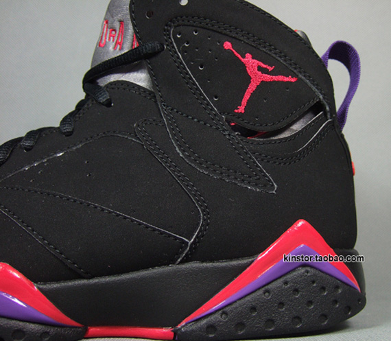 jordan 7 black red and purple