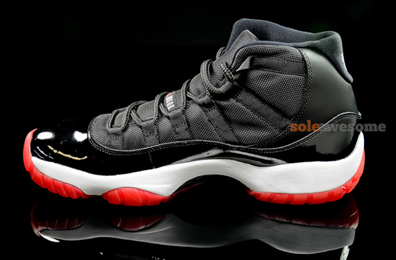 Air Jordan Xi Black Varsity Red White 10