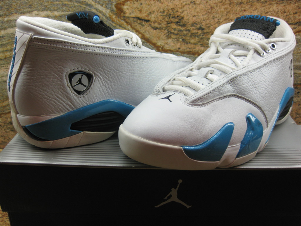air-jordan-xiv-low-white-columbia-blue-unreleased-sample-03 Air Jordan Xiv Low White Columbia Blue Unreleased Sample 03