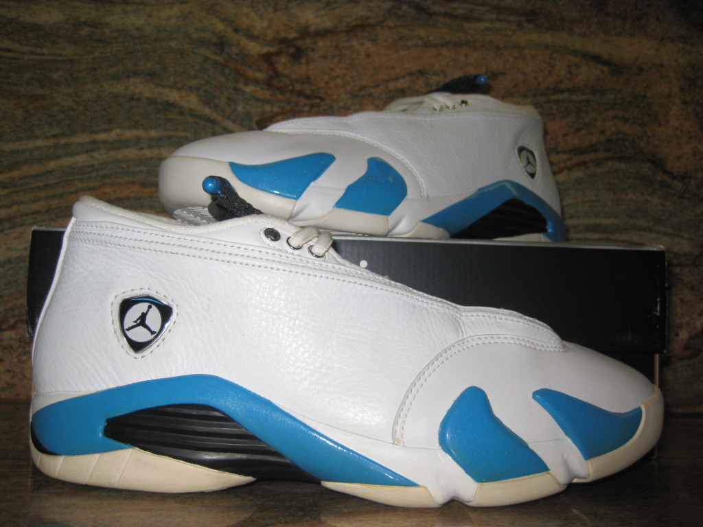 air-jordan-xiv-low-white-columbia-blue-unreleased-sample-05 Air Jordan Xiv Low White Columbia Blue Unreleased Sample 05