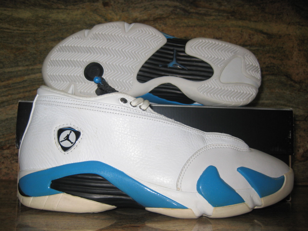 air-jordan-xiv-low-white-columbia-blue-unreleased-sample-06 Air Jordan Xiv Low White Columbia Blue Unreleased Sample 06