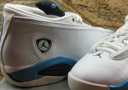 Parmi les quelques baskets de la marque Jordan qui sortent du lot – White – Columbia Blue | Unreleased Sample