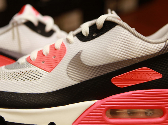 Nike Air Max 90 Hyperfuse "Infrared" Release Reminder SneakerNews.com