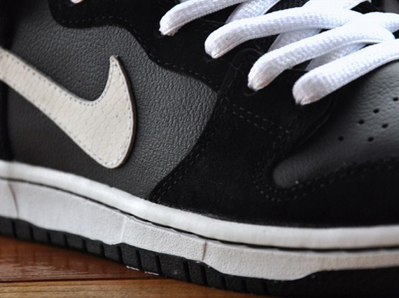 Black White Sb Dunk Hi 3