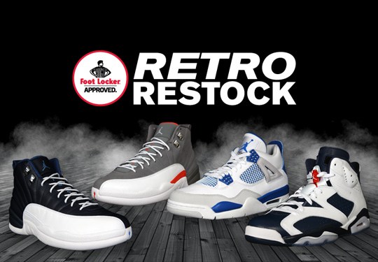 Air Jordan Retro Restock @ Foot Locker nike sportswear style essentials praktische geweven herenbroek zonder voering bruin