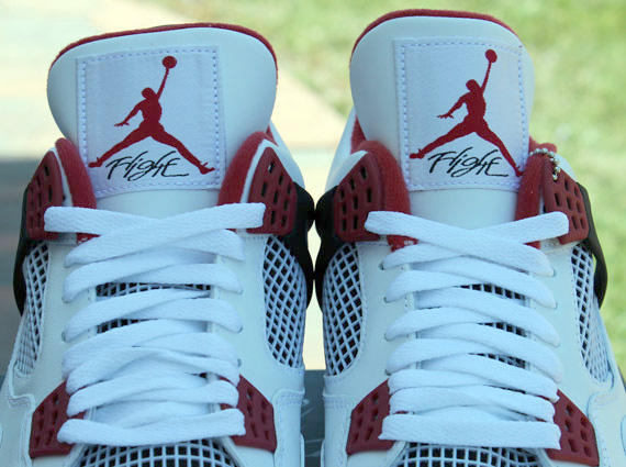 Air Jordan IV - White - Varsity Red - Black | Release Reminder