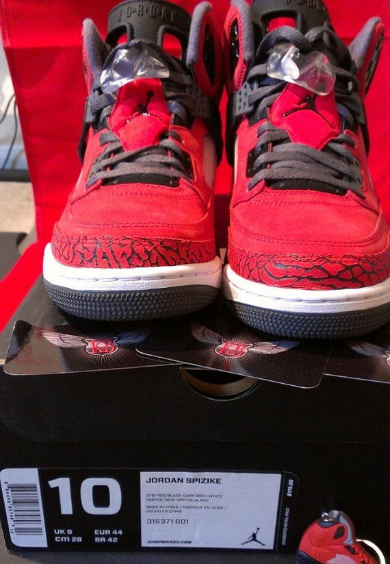 Jordan Spizike Red Available Early 1