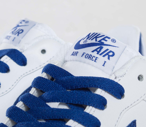 Nike Air Force 1 Low - White - Old Royal - SneakerNews.com