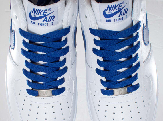 Nike Air Force 1 Low - White - Old Royal - SneakerNews.com