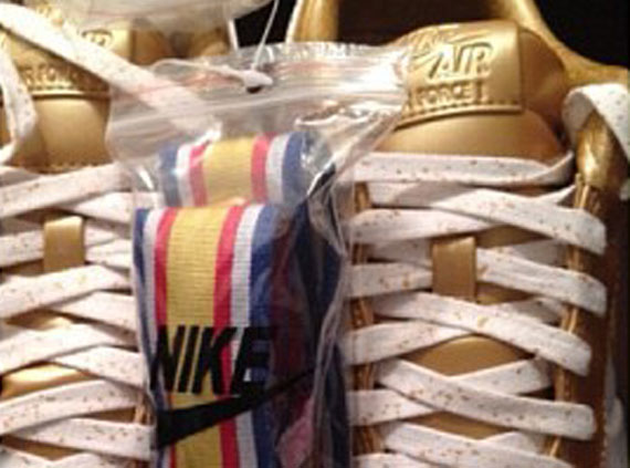 Nike air force gold hot sale medal