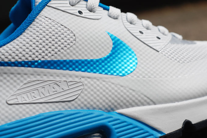 Nike Air Max 90 Hyperfuse Premium Platinum Dynamic Blue Available - SneakerNews.com